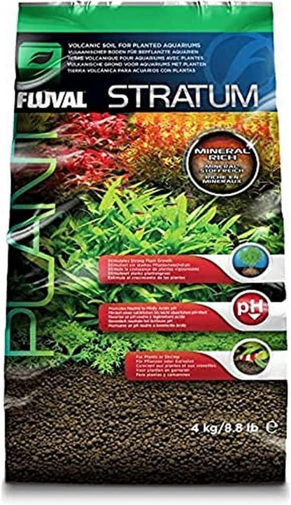 12694 Plant and Shrimp Stratum for Freshwater Fish Tanks, 8.8 Lbs. - Encourages Strong Plant Growth, Supports Neutral to Slightly Acidic Ph